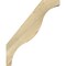 Ekena Millwork 4"W x 18"D x 22"H Funston Rough Sawn Knee Brace, Douglas Fir BRC04X18X22FST00RDF - alternate 3